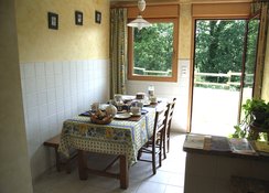 Accueil pour petits-d�jeuners bio.