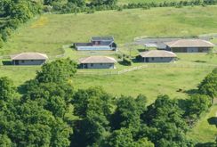 Vue a�rienne de G�te et Nature.