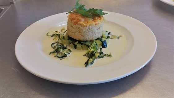 Assiette Financier au crabe